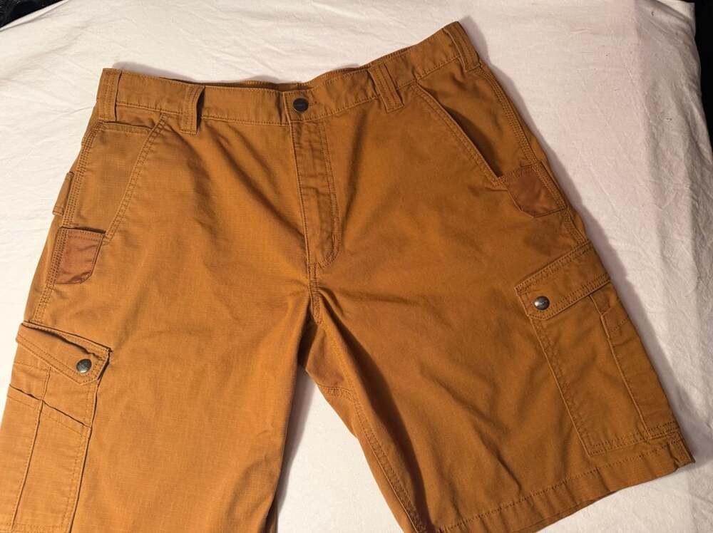 Carhartt Relaxed Fit Ripstop Cargo Shorts Brown 38